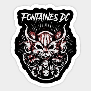 fontaines dc dark fox Sticker